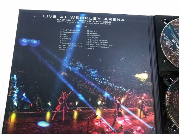 □BABYMETAL LIVE AT WEMBLEY ARENA world TOUR 2016 THE ONE LIMITED EDITION バンダナ付 ベビメタ Blu-ray A-2-28-9 @80□_画像6