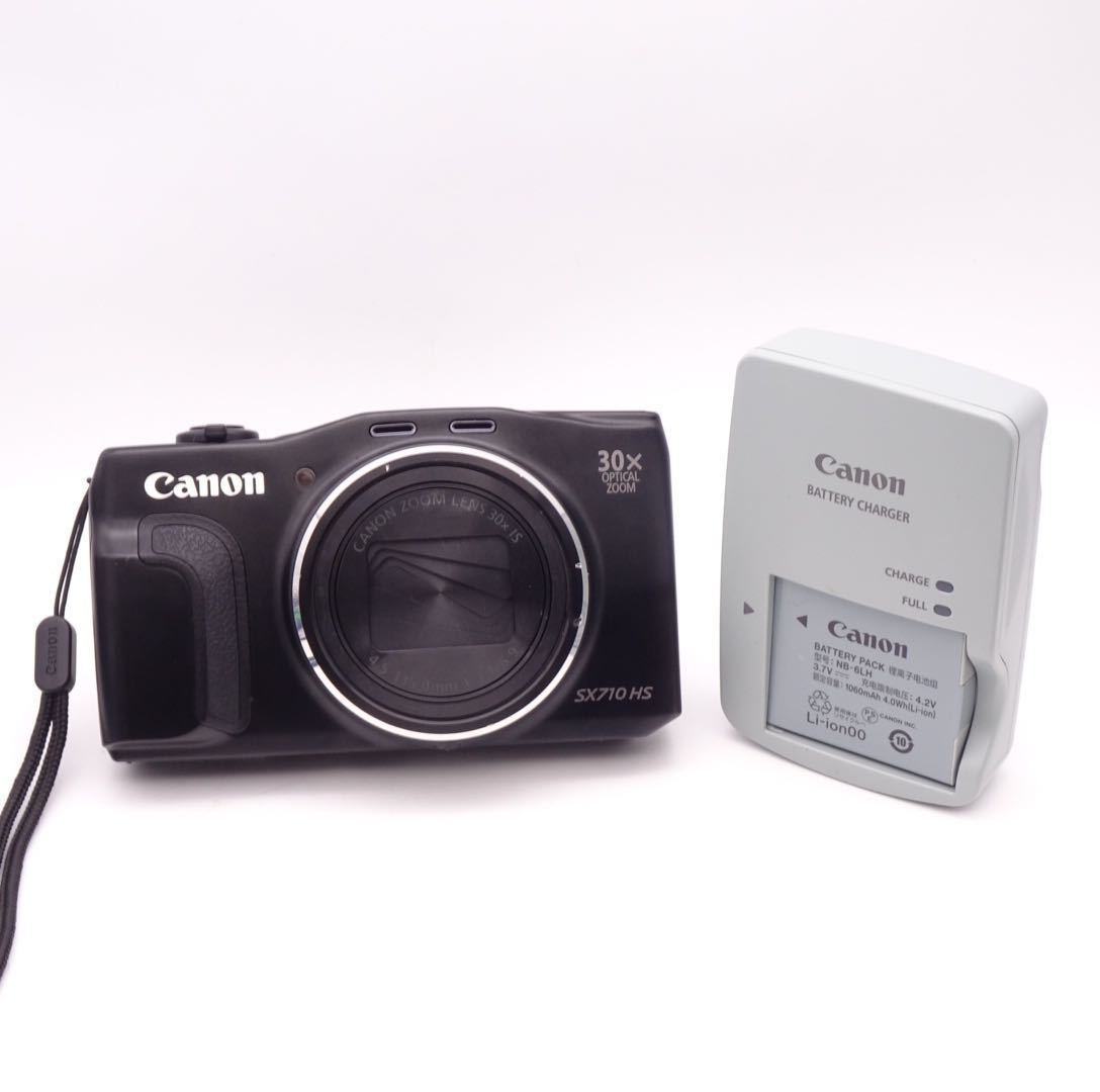 【動作確認済】 Canon PowerShot SX710HS 高級コンパクトデジタルカメラ キャノン パワーショット SDロックエラー ジャンク 部品取り_画像1