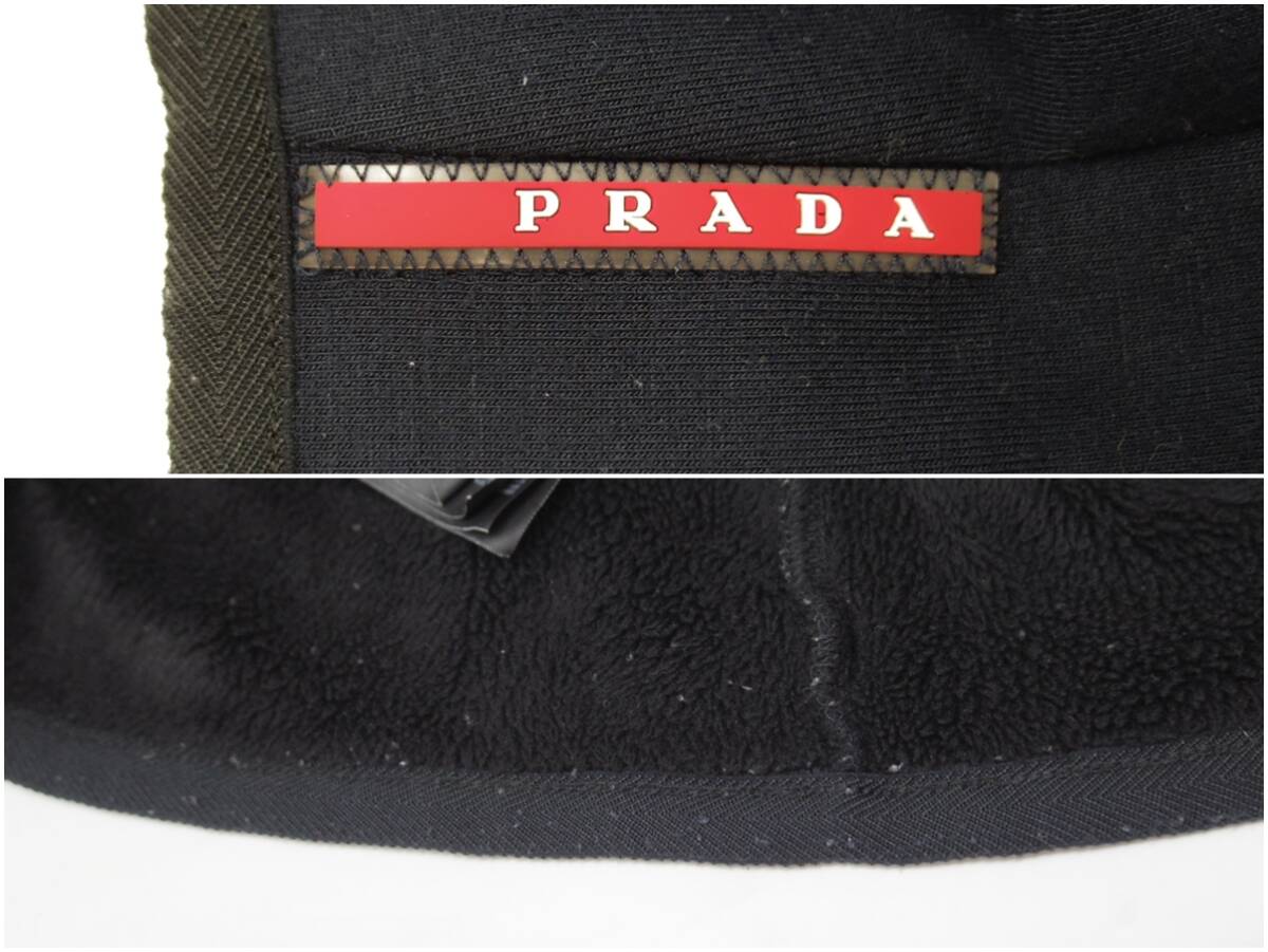 PRADA プラダ スウェット ブルゾン Sサイズ メンズ 裏シャギー トラックジャケット ジップアップ_画像10