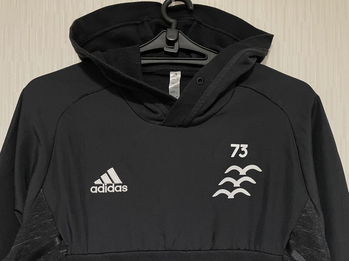 adidas（アディダス） 2022 横浜F・マリノス 支給品　condivo22 フーディー No.73☆HA6232☆Oサイズ（240209）_画像2