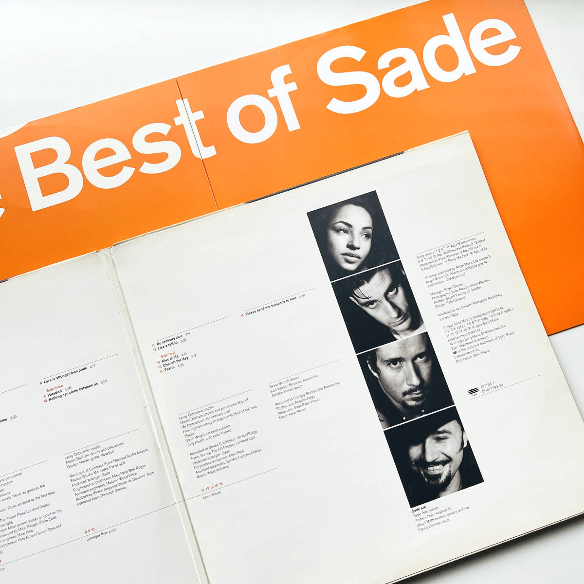 貴重 UKオリジナル盤 2LPレコード〔 Sade - The Best Of Sade 〕アナログ盤 / シャーデー_画像5