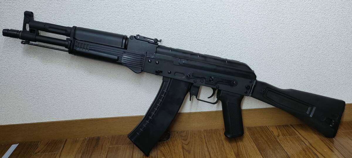 1円スタート　S&T AK-105 G3電動ガン カスタム品 初速92m/s QD式メカボックス AKM AK47 AK74　カラシニコフ_画像1