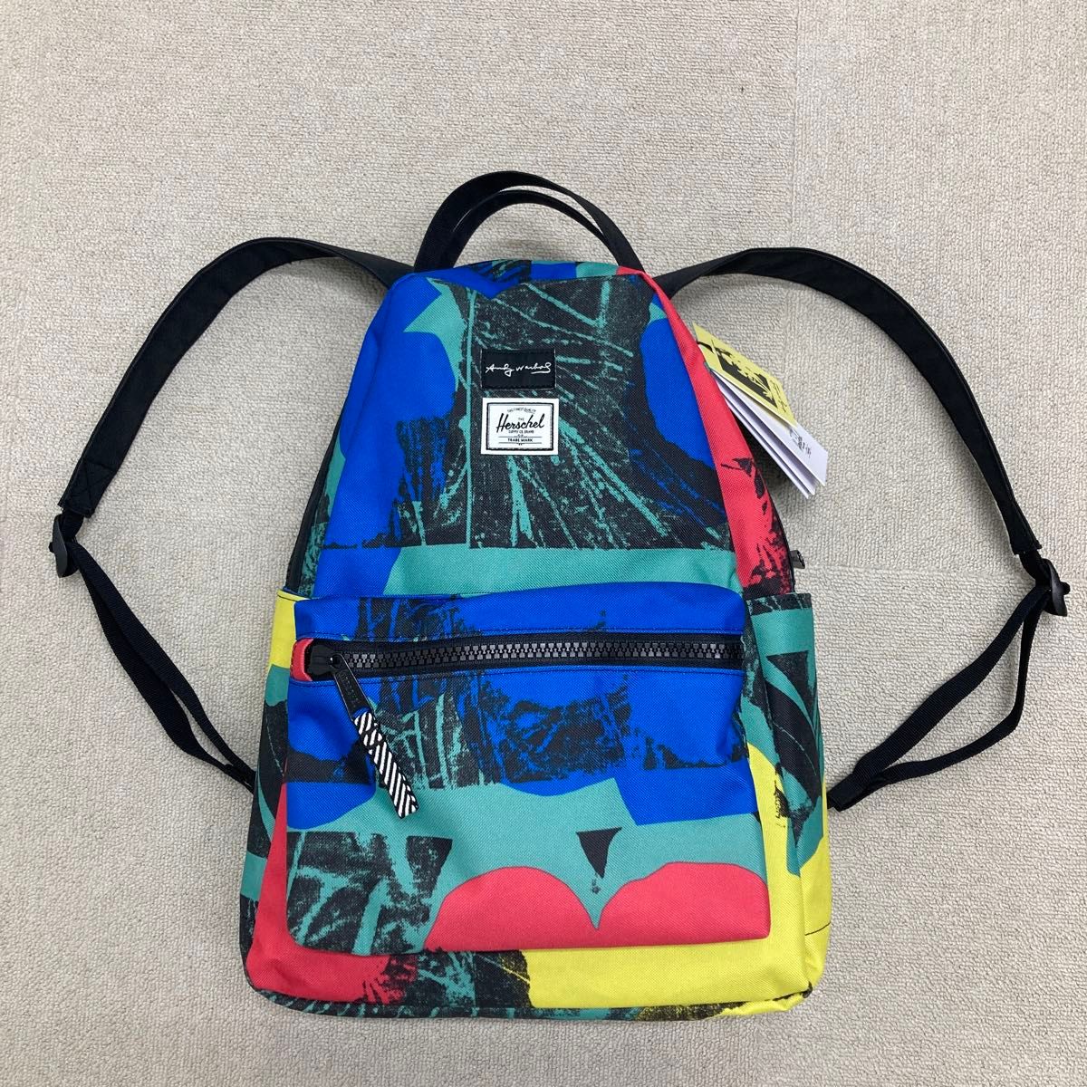 新品　Herschel Supply リュック　アンディーウォーホル　花　ハーシェルサプライ　コラボ　バックパック　