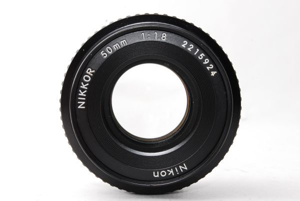 ★極上品★ ニコン NIKON Ai-S NIKKOR 50mm F1.8 パンケーキ型 MF オールドレンズ #F62120-140の画像2