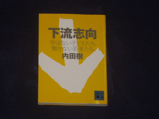 下流志向（学ばない子どもたち・働かない若者たち）　内田樹　講談社文庫_画像1