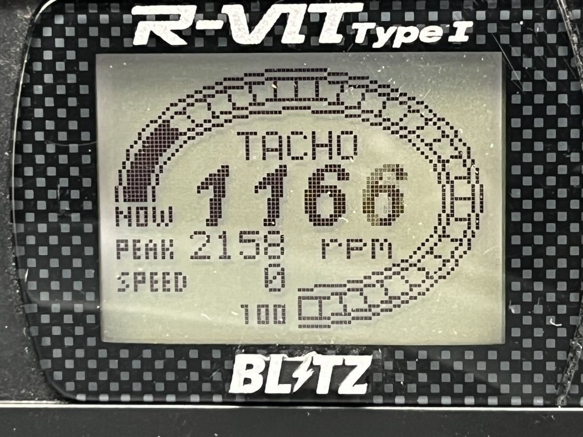 BLITZ R-VIT TYPE1 液晶漏れドット抜け無しOBD メーター ブリッツ_画像4