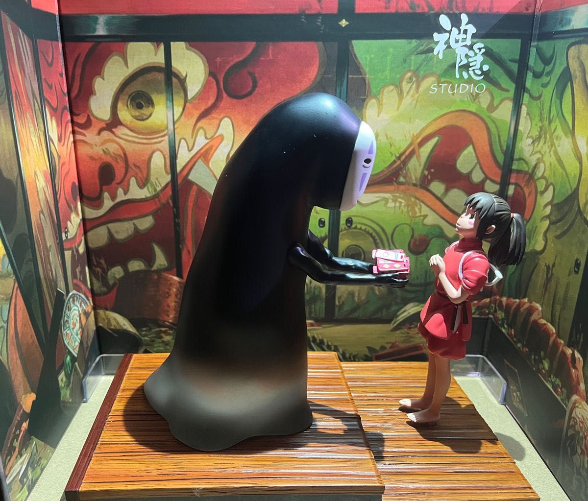 千と千尋の神隠し カオナシ& ちひろ フィギュア ガレージキット