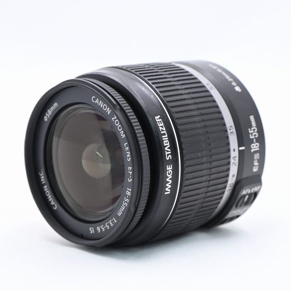 [新品級] Canon 標準ズームレンズ EF-S18-55mm F3.5-5.6 IS APS-C対応 #373_画像1