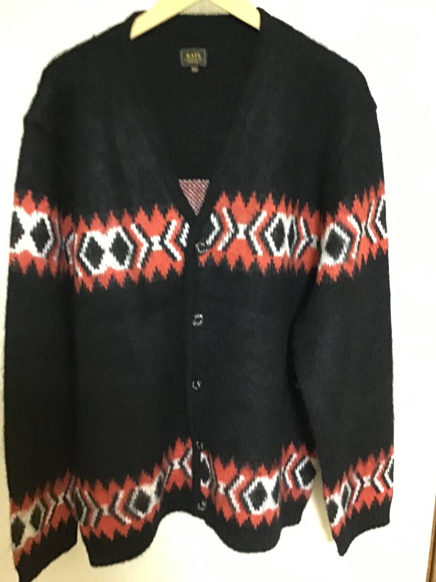 RATS ラッツ NATIVE MOHAIR KNIT CARDIGAN モヘア カーディガン キムタク着_画像1