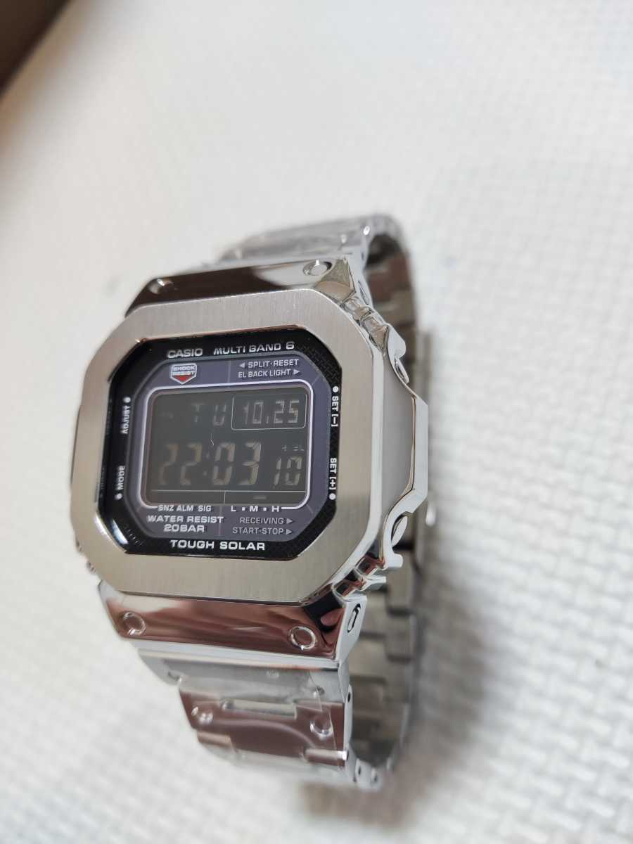 G-SHOCK ジーショック シルバー メタル カスタム本体付 GWM5610 G-SHOCK ジーショック シルバー メタル カスタム本体付 GWM5610