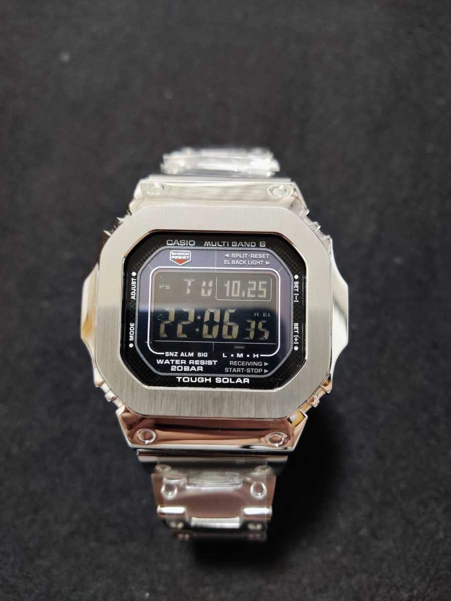 G-SHOCK ジーショック シルバー メタル カスタム本体付 GWM5610 G-SHOCK ジーショック シルバー メタル カスタム本体付 GWM5610