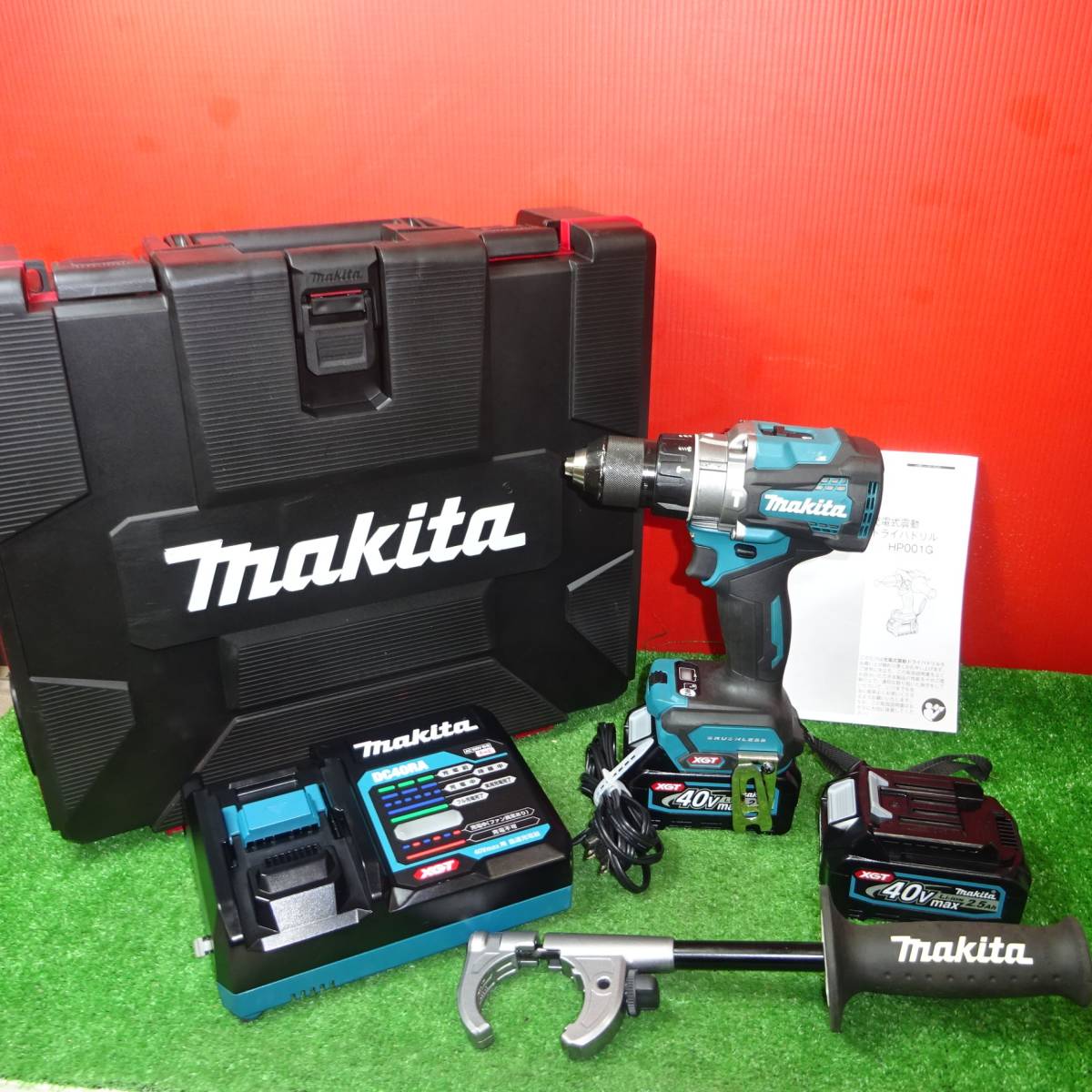 【中古品】★マキタ(makita) コードレス振動ドリルドライバー HP001GRDX