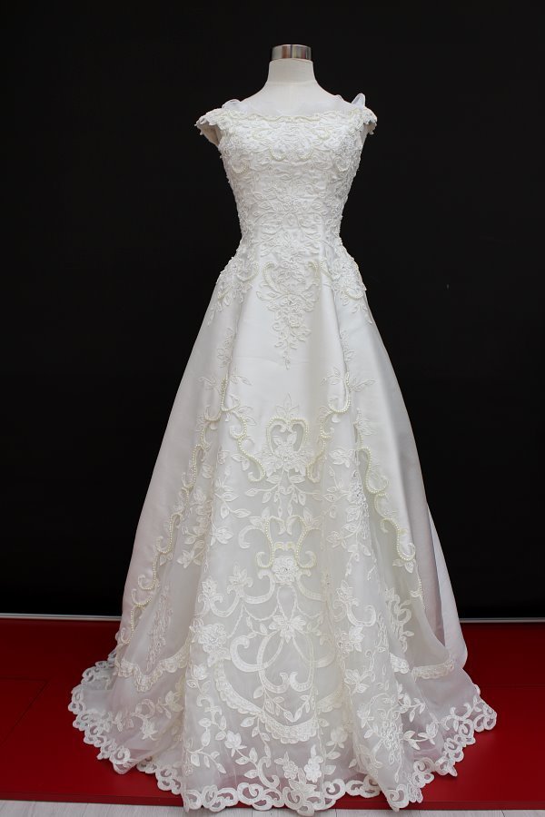 * special sale * free shipping *4980 jpy uniformity #Q-309-36# used * wedding dress * eggshell white * size display none 
