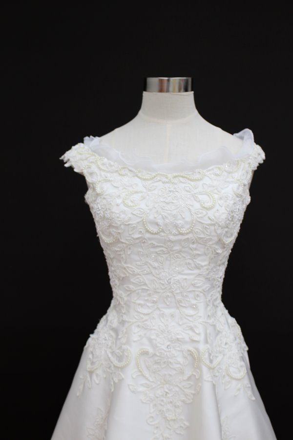 * special sale * free shipping *4980 jpy uniformity #Q-309-36# used * wedding dress * eggshell white * size display none 