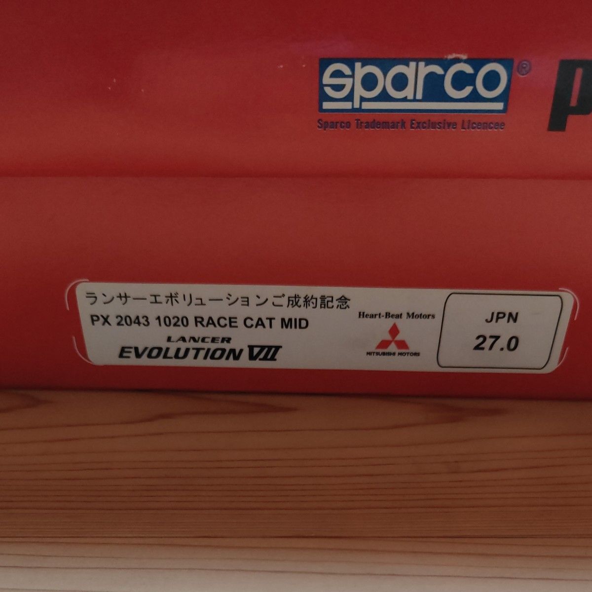 PUMA sparco PX2043 1020 RACE CAT MID ランサーエボリューションご成約記念  三菱 27.0cm