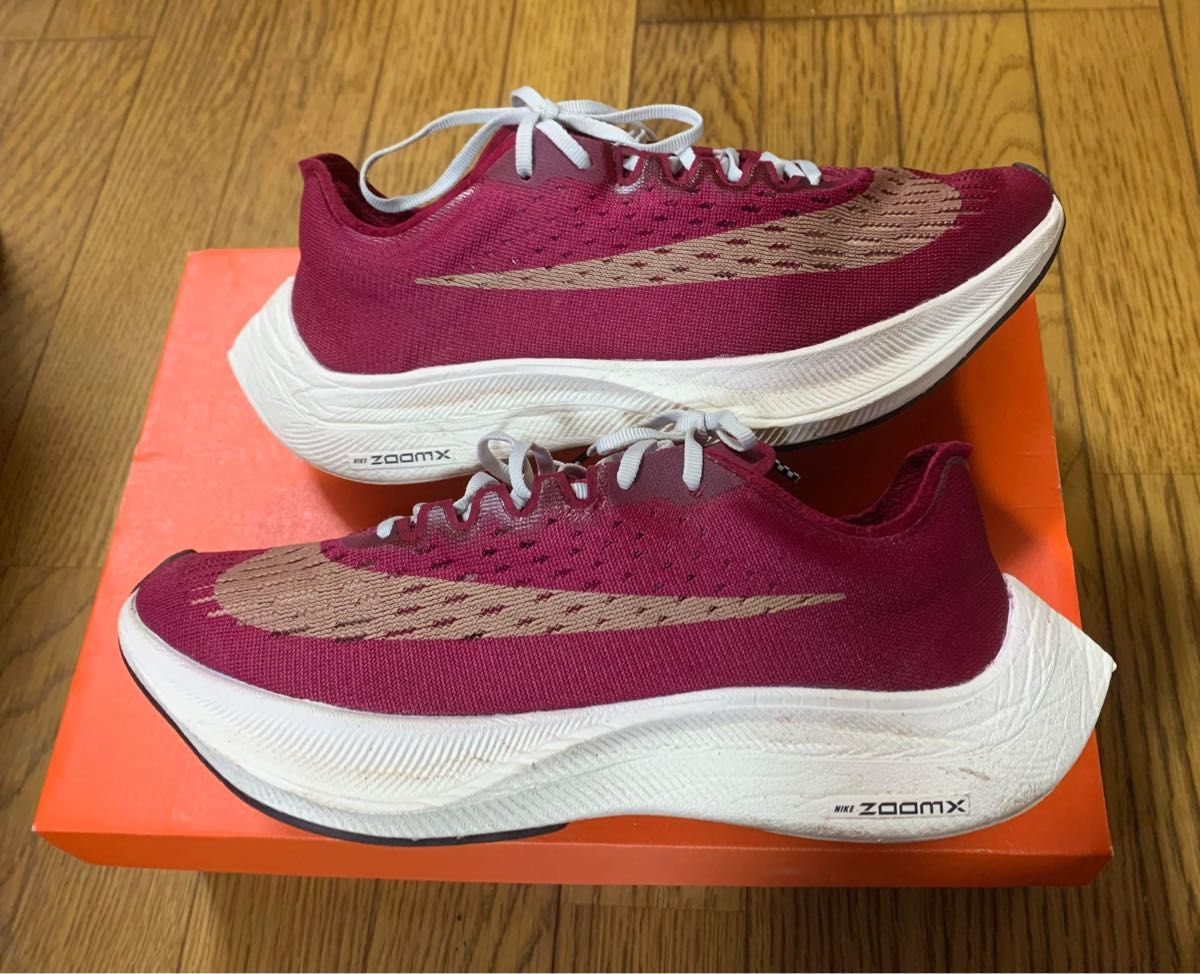 ナイキ　エア　ズーム　ヴェイパーフライnext％2 25cm 美品 メンズランニングシューズ　NIKE BY YOU モデル