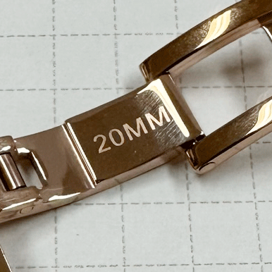 D пряжка Q SS( розовое золото металлизированный ) 20mm бабочка / двустворчатая дверь не использовался * долгое время ликвидация запасов товар 