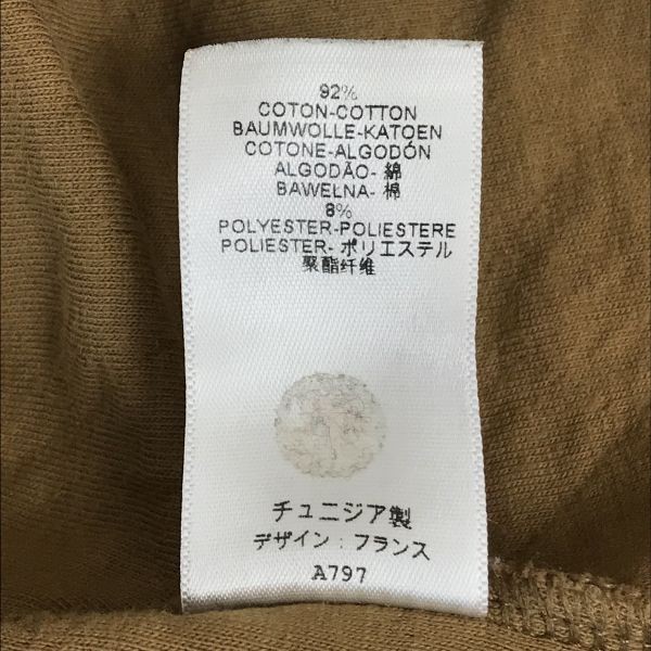 プチバトー/petit bateau★キルティング/カーディガン/ノーカラージャケット【レディースXS/茶/brown】フランスデザイン/Tops◆BH528_画像5