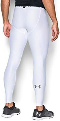 [KCM]Z-3under-406-MD* exhibition goods *[ Under Armor ] men's heat gear a- mare silver gs2.0 tights 1343041 white size MD