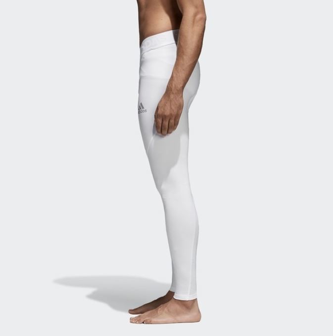 [KCM]Z-2adi-746-L* exhibition goods *[adidas/ Adidas ] men's ALPHASKIN TEAM long tights EVN53-CW9426 white size L