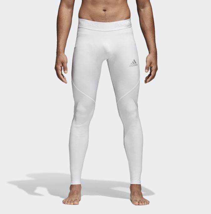 [KCM]Z-2adi-746-L* exhibition goods *[adidas/ Adidas ] men's ALPHASKIN TEAM long tights EVN53-CW9426 white size L