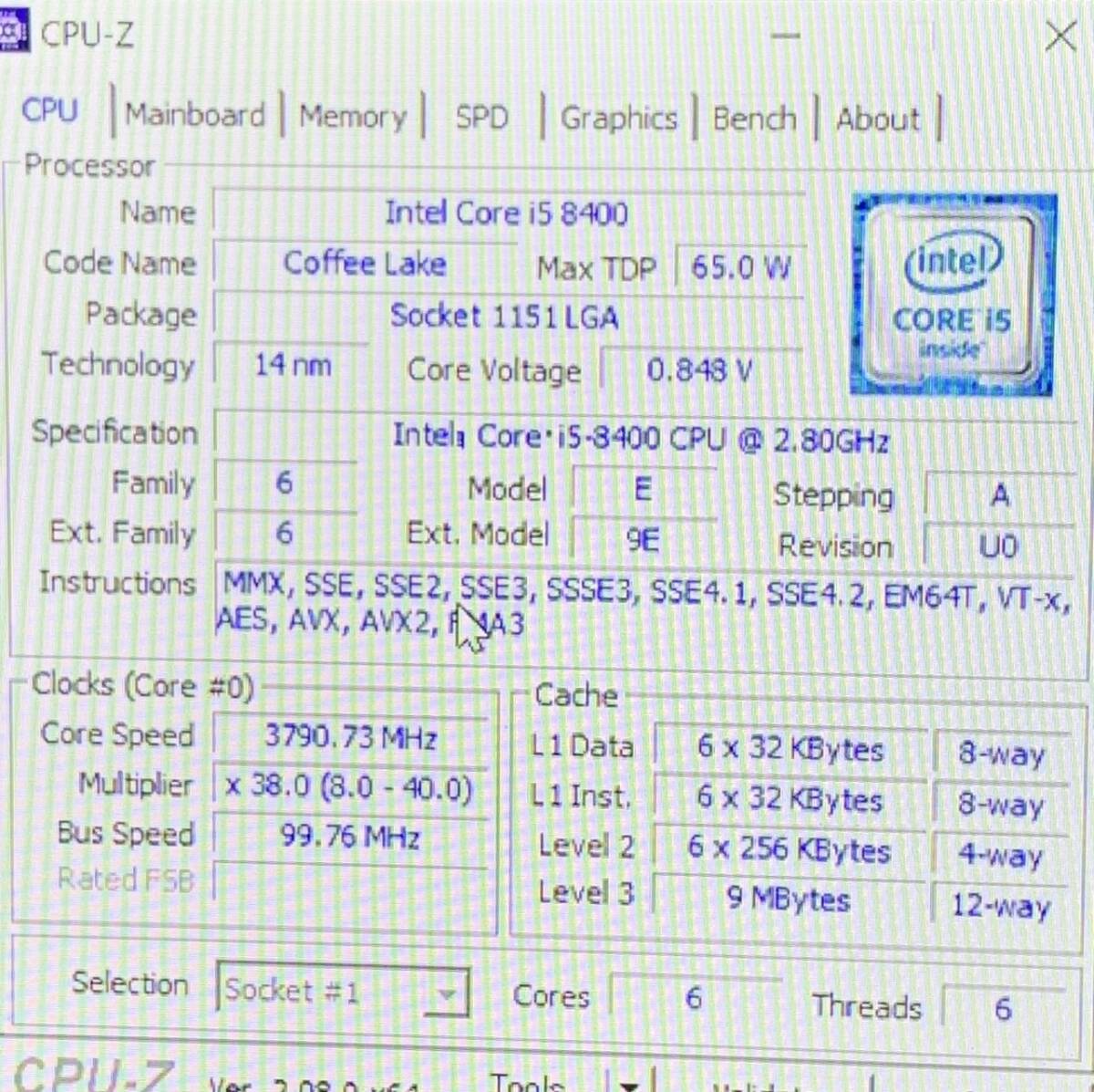 【中古パーツ】MSI H370 GAMING PLUS マザーボード ＩＯパネル付 LGA1151の画像8
