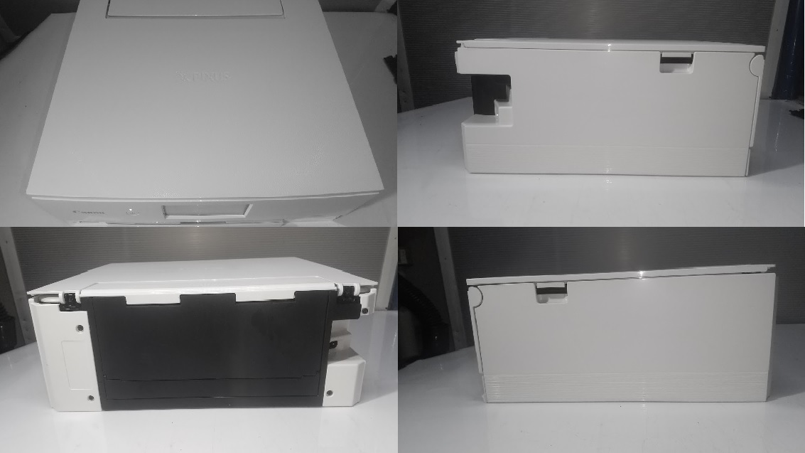  キャノン　ピクサス　TS8230 WH（ホワイト）インクジェットプリンター　印刷枚数　940枚　中古現状品_画像4