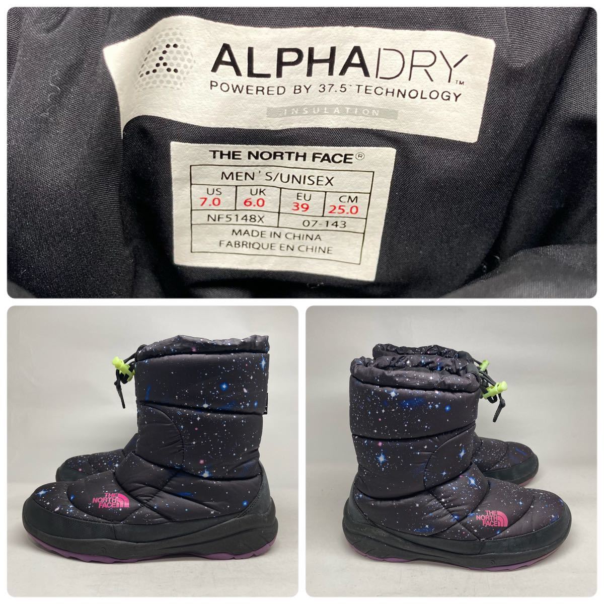 即決!限定! X-girl × THE NORTH FACE Nuptse Bootie 25cm / ノースフェイス ヌプシブーティ_画像8