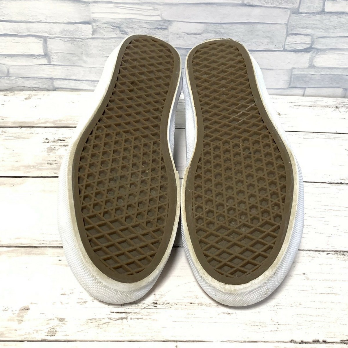 R5472bE VANS バンズ スニーカー ネイビー×ホワイト レディース サイズ25.5cm 復刻モデル 90'S SIXTY SEVEN シックスティセブン V67SW_画像7