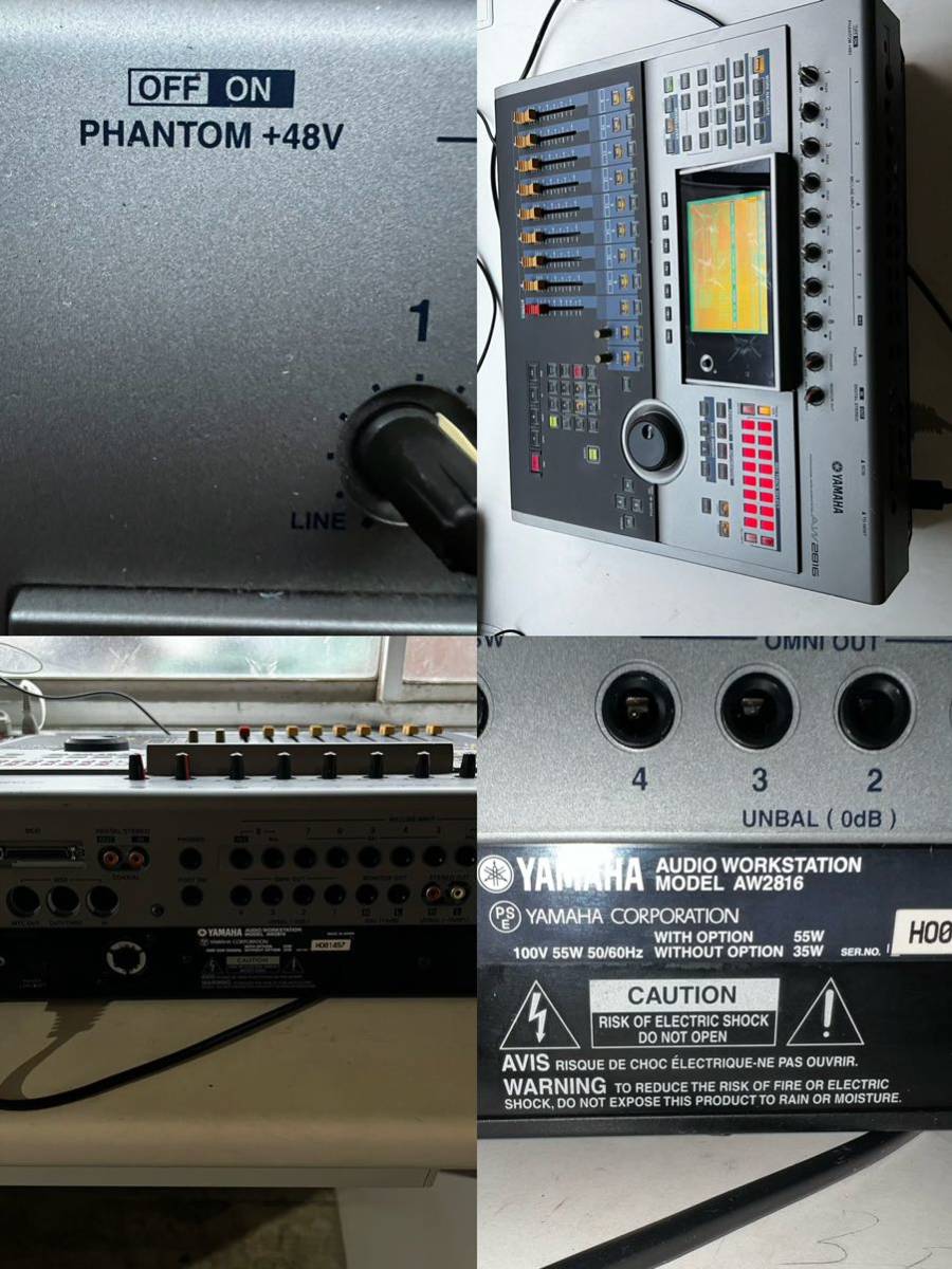 YAMAHA (ヤマハ) AW2816 レコーダー ケース付き 通電確認済み　中古現状品_画像9