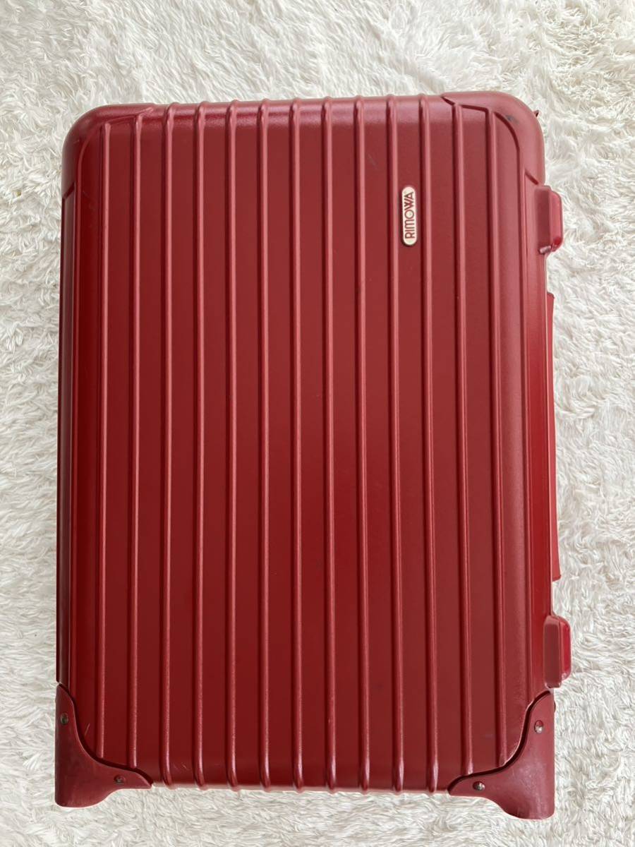 RIMOWA　SALSA リモワ　二輪　サルサ キャリーケース　機内持ち込み OK　スーツケース　赤　レッド　訳あり_画像6