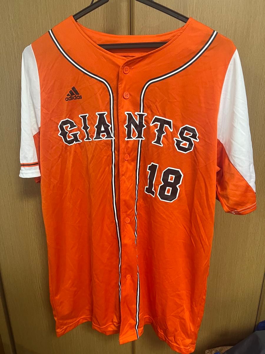 杉内俊哉 ジャイアンツ アディダス プロコレ 橙魂ユニフォーム M 2013年 杉内俊哉 ジャイアンツ アディダス プロコレ 橙魂ユニフォーム M