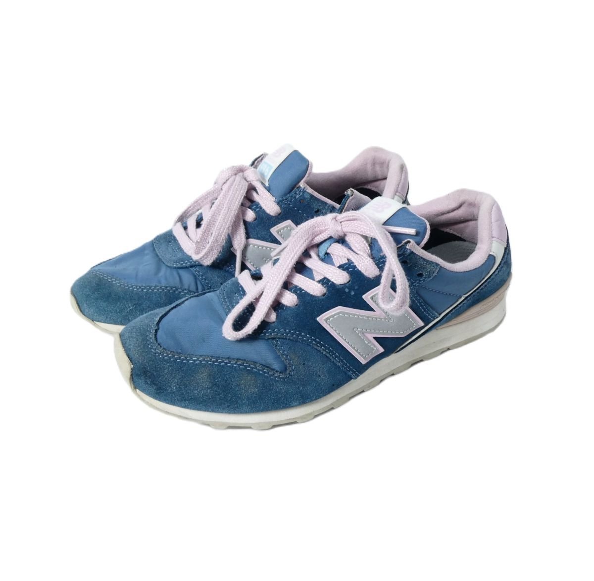 Ryohin New Balance New Balance WL996AE Женские Кроссовки 25см/D Темно-синий × Розовый 024