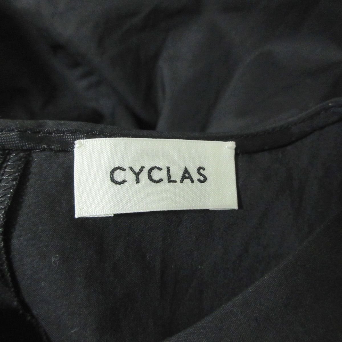 美品 CYCLAS シクラス タイプライタードレス ワンピース サイズ34 ブラック 021_画像3