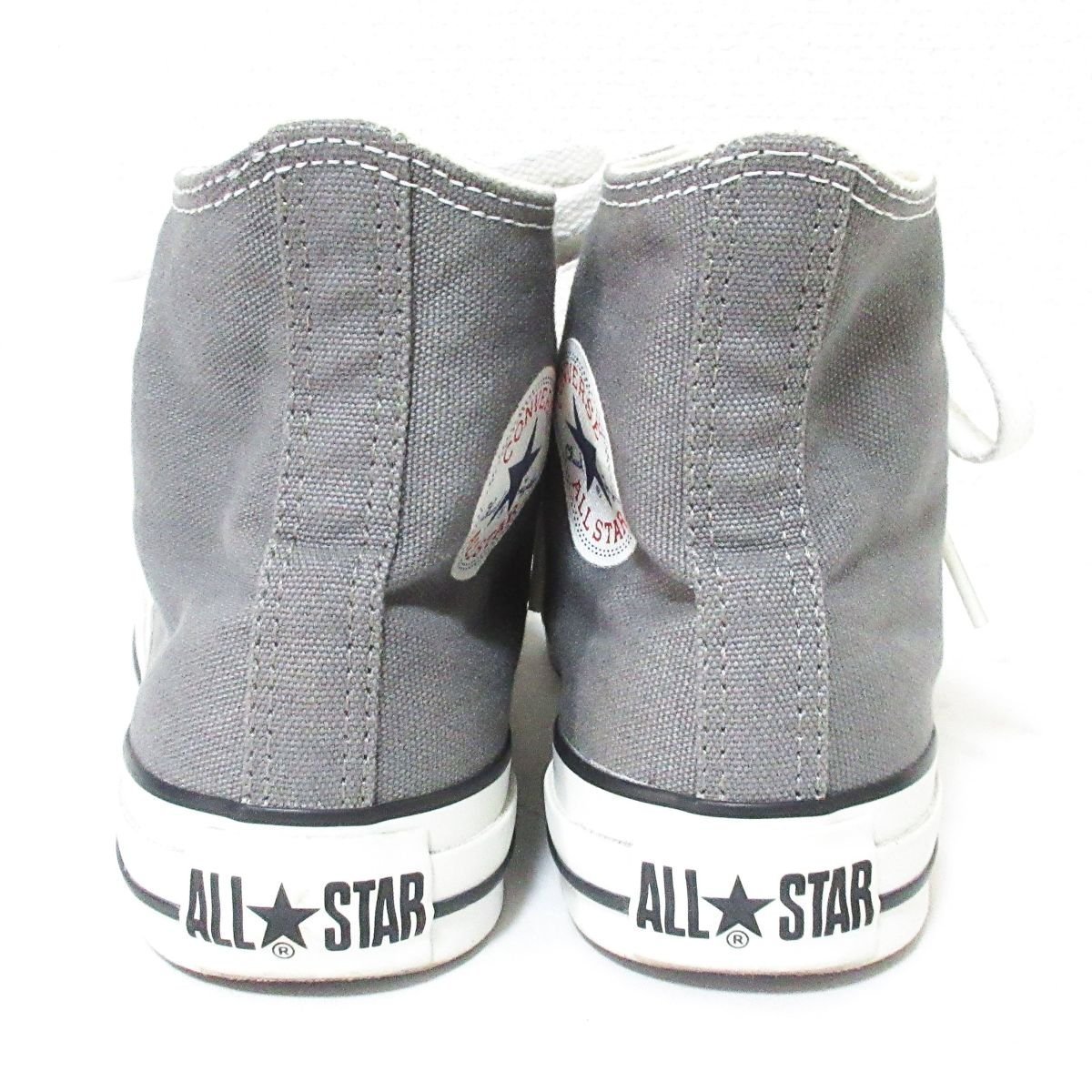 美品 CONVERSE ALLSTAR HI コンバース キャンバス オールスター ハイ ハイカットスニーカー 1C988 サイズUS4 23cm チャコールグレー ◆_画像5