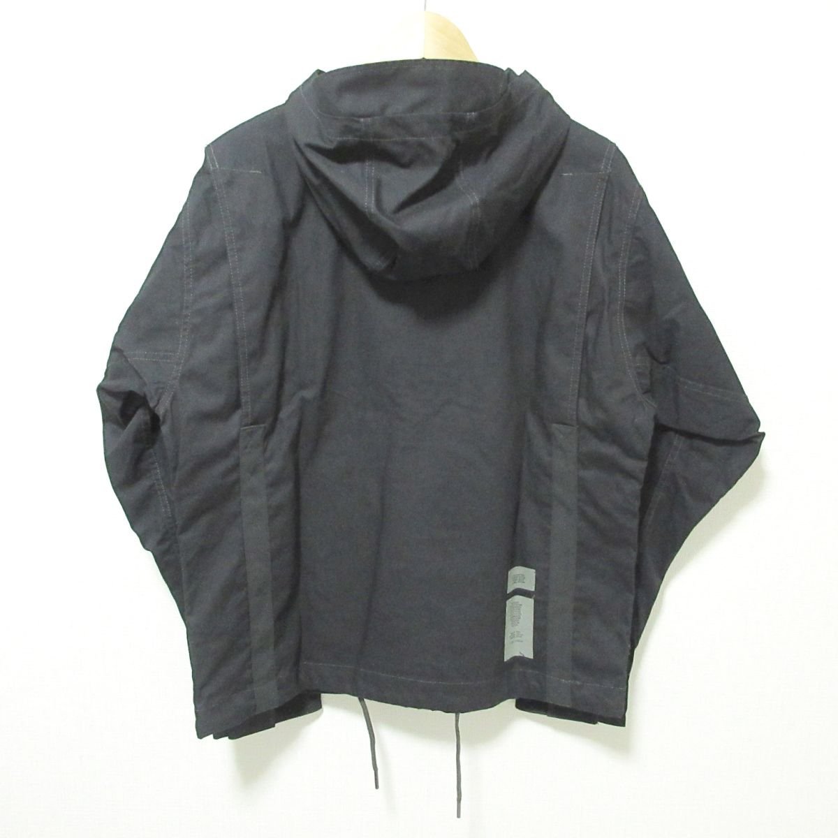 美品 22SS G-STAR RAW ジースターロゥ マウンテンパーカー コットンジャケット ブルゾン ライトアウター M ブラック 022_画像2