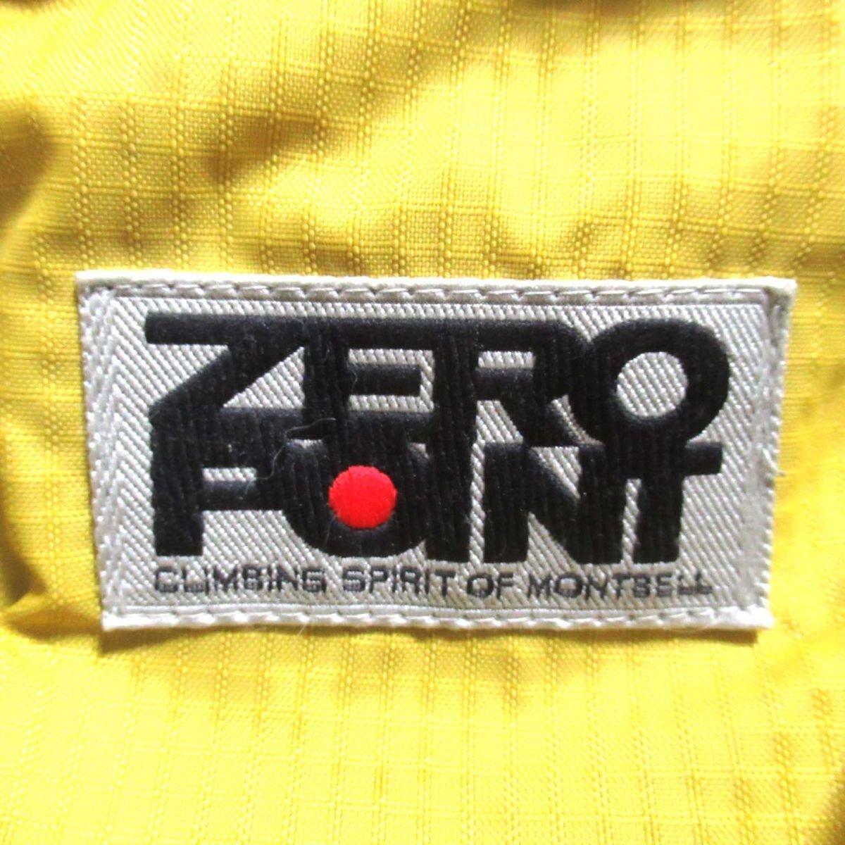  beautiful goods ZEROPOINT Zero Point nylon rucksack backpack Day Pack 20 extra attaching yellow group 