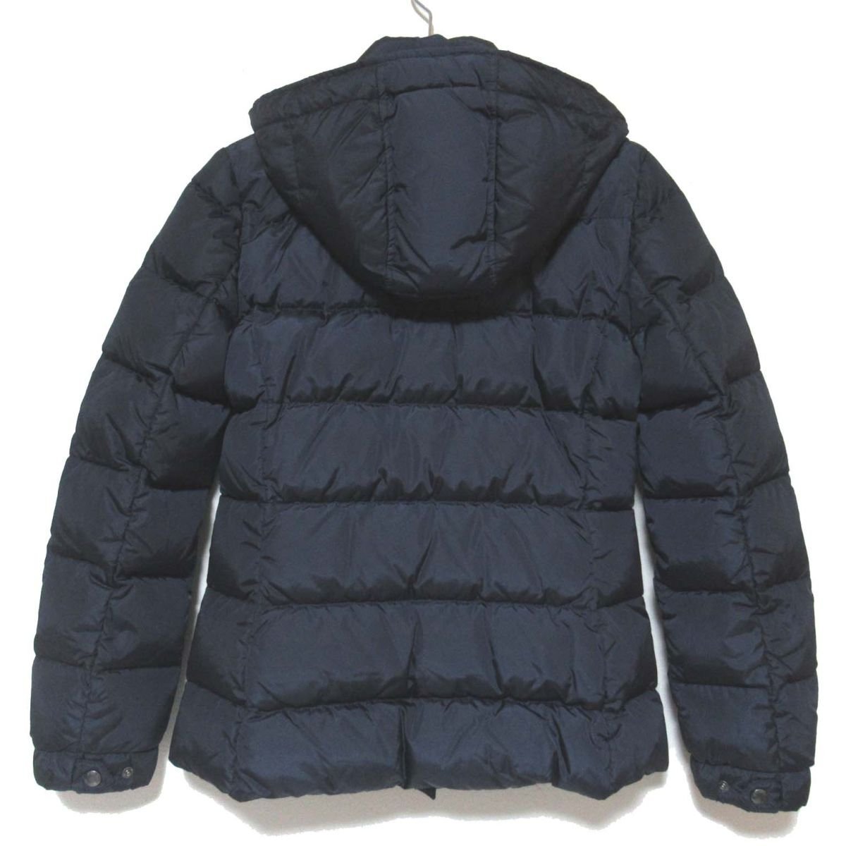  beautiful goods PRADA SPORT Prada sport nylon Zip up f-ti- down jacket 29W150 40 size navy 