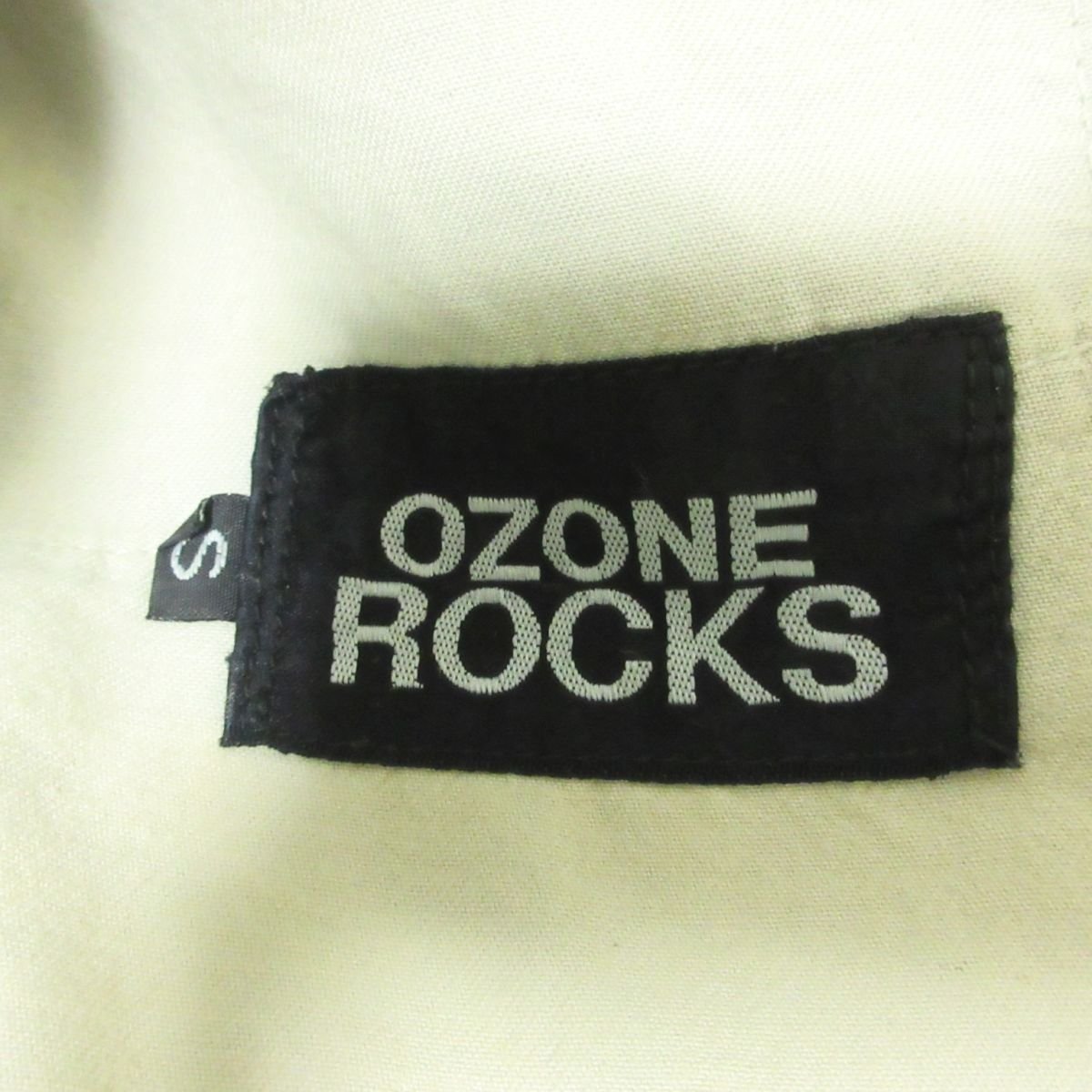 美品 OZONE ROCKS オゾンロックス クマワッペン ボタンフライ ユーズド加工 デニムパンツ ジーンズ S インディゴブルー 023_画像3