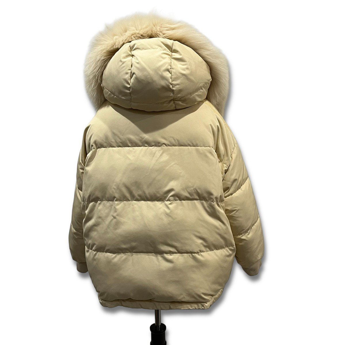  beautiful goods FENDI Fendi 2021 year of model reversible f-tedo down jacket oversize Zucca pattern FAA439 AGMJ S beige *