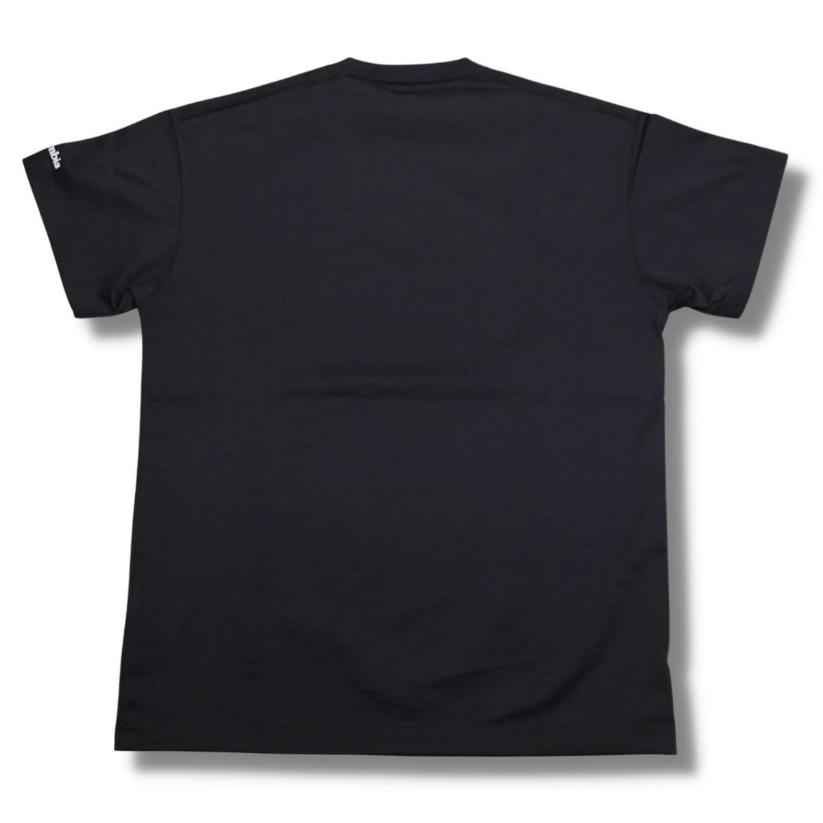 即決☆コロンビア スタンプ ロゴ 半袖Tシャツ BLK/Lサイズ アーバンハイク 送料無料 ブラック 黒 速乾 ドライ UPF30 紫外線カット