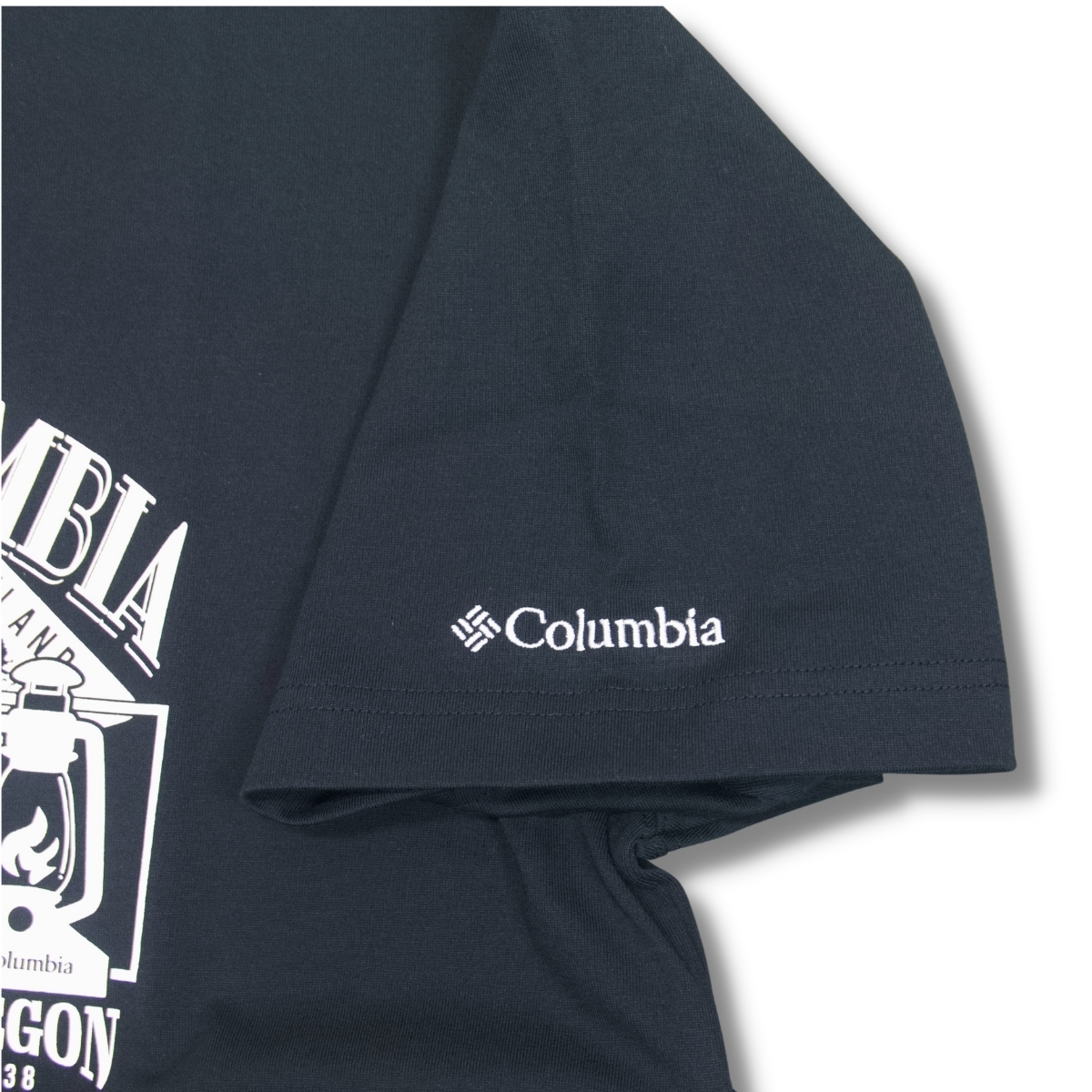 即決☆コロンビア キャンピング グラフィック BK/Lサイズ 半袖Tシャツ 送料無料 ブラック 黒 UPF UVカット 紫外線対策