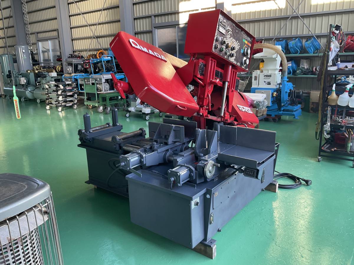 AMADA ロータリーバンドソーHA-250 No450588 200V-金屬帶鋸 AMADA ロータリーバンドソーHA-250 No450588 200V-金屬帶鋸