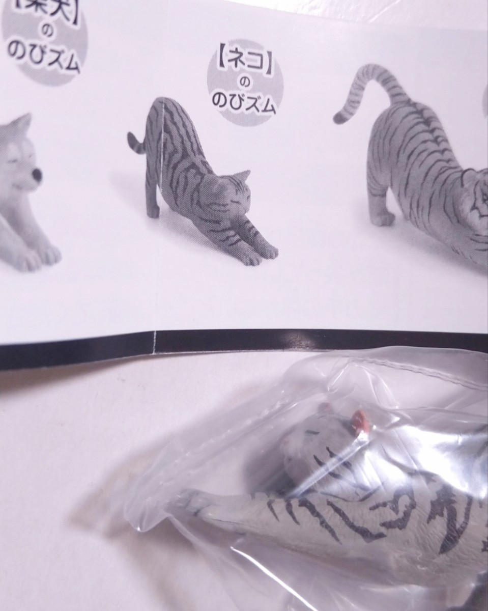 ＃ のびズムガチャ ネコののびズム 猫 ミニチュア フィギュア ガチャガチャ カプセルトイの画像2