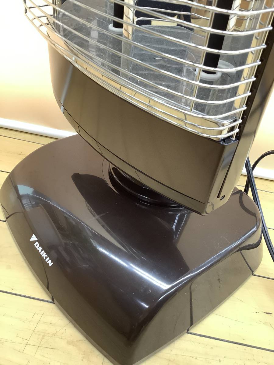 Y1854【DAIKIN】 ダイキン 遠赤外線暖房機 セラムヒート ブラウン 電気ストーブ ERFT11US-T 2017年製_画像6