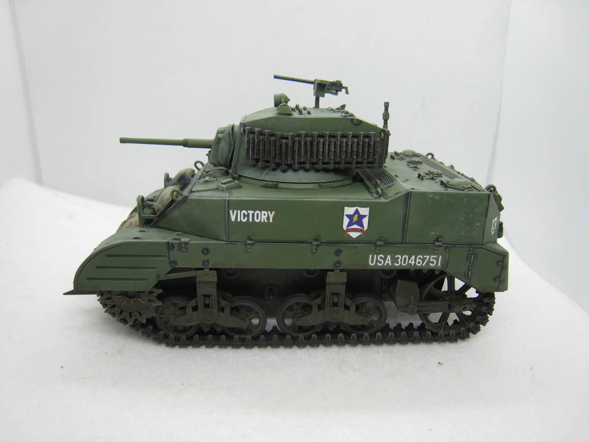 タミヤ1/35「アメリカ軽戦車M5A1 ヘッジホッグ」_画像7