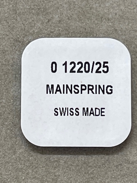 ロレックス　ROLEX ゼンマイ　main spring　キャリバー　1220　1225　　SWISS MADE 社外品_画像2