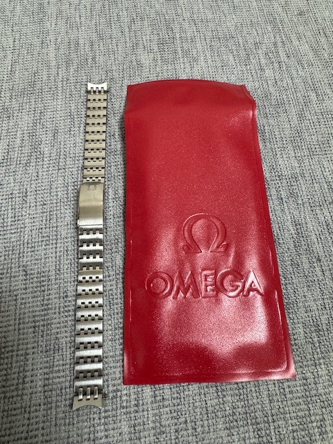 オメガ OMEGA SS ステンレス レディース ベルト ５９１５ 赤いケース付きの画像1
