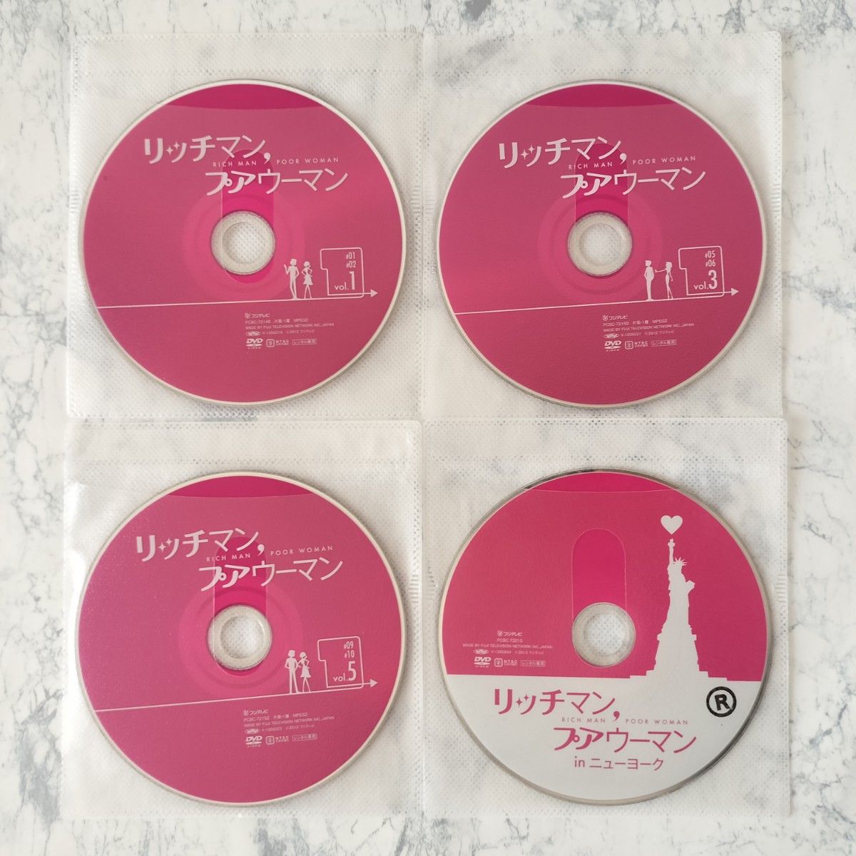 DVD　リッチマン,プアウーマン 全6巻、スペシャル　計7巻