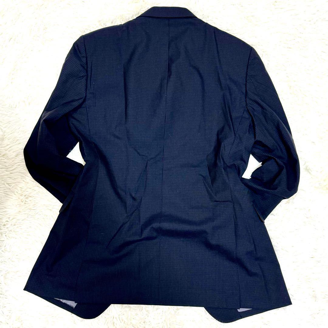 【美品】Burberry バーバリー BURBERRY バーバリー ブラックレーベル スーツ セットアップ 三つボタン シングルスーツ M ブラック チェックの画像5